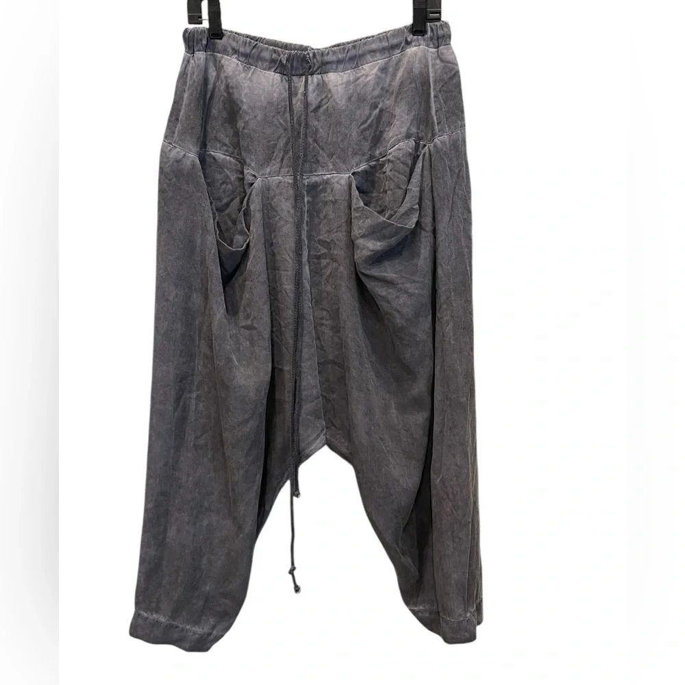 RIA DUNN lost found Harem Pants Elastic Waist Drop Pant Sz:S